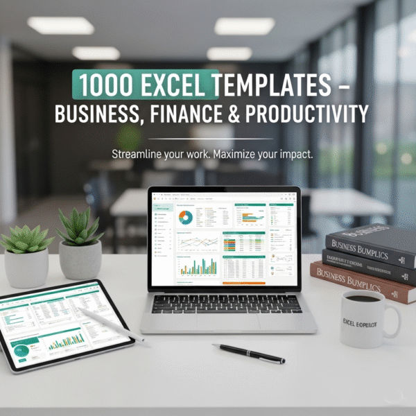 1000 Excel templates