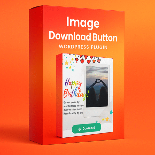 Image Download Button WordPress Plugin