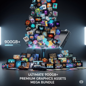 Ultimate 900GB+ Premium Graphics Assets Mega Bundle