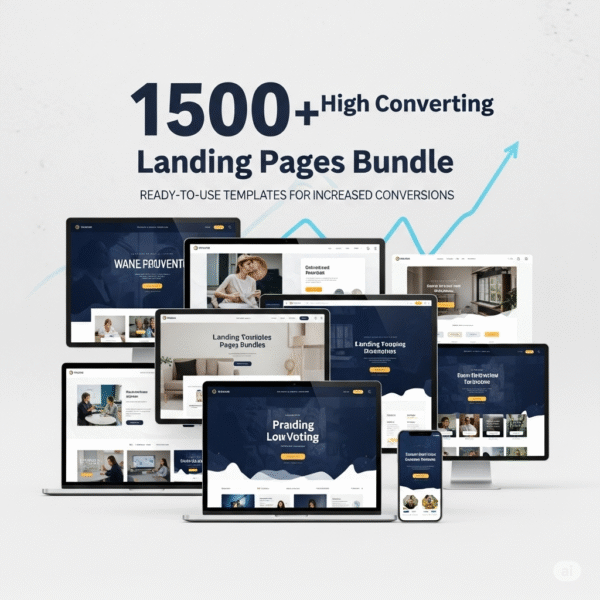 1500+ High Converting Landing Pages Bundle