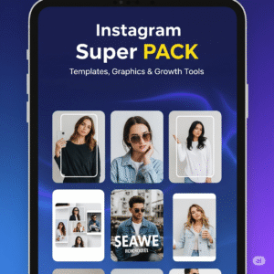 Instagram Super PACK – Templates, Graphics & Growth Tools